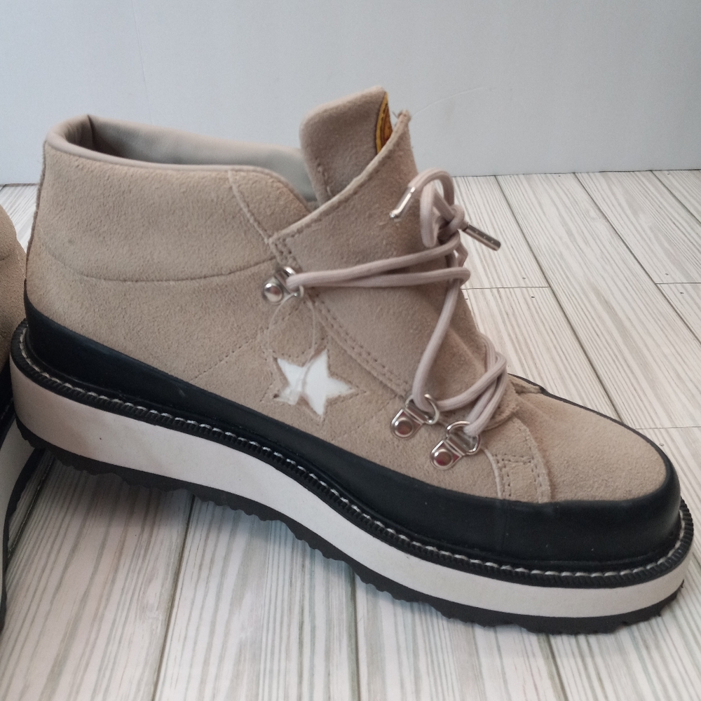 NEW Converse One Star Mountain Club Suede Leather Platform Boots - Picture 6 of 13